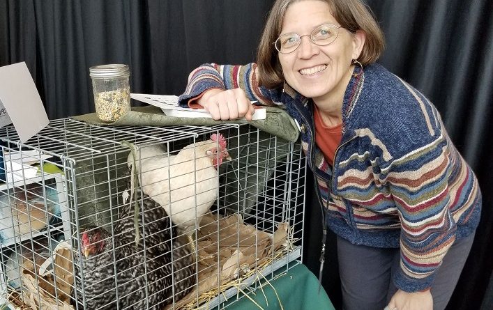 Chicken enthusiast Martha Boyd