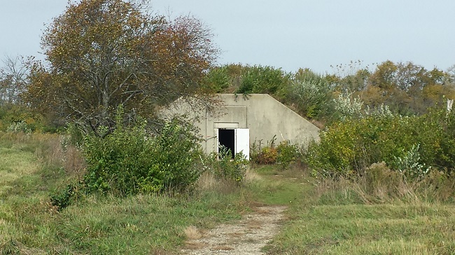 Abandoned ammunitions bunker at Midewin