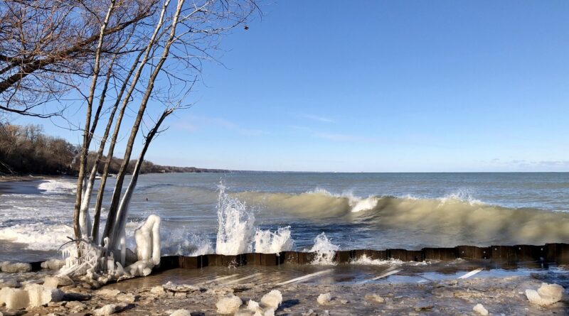 Climate Change - Lake Michigan (photo by Peggy Malecki)