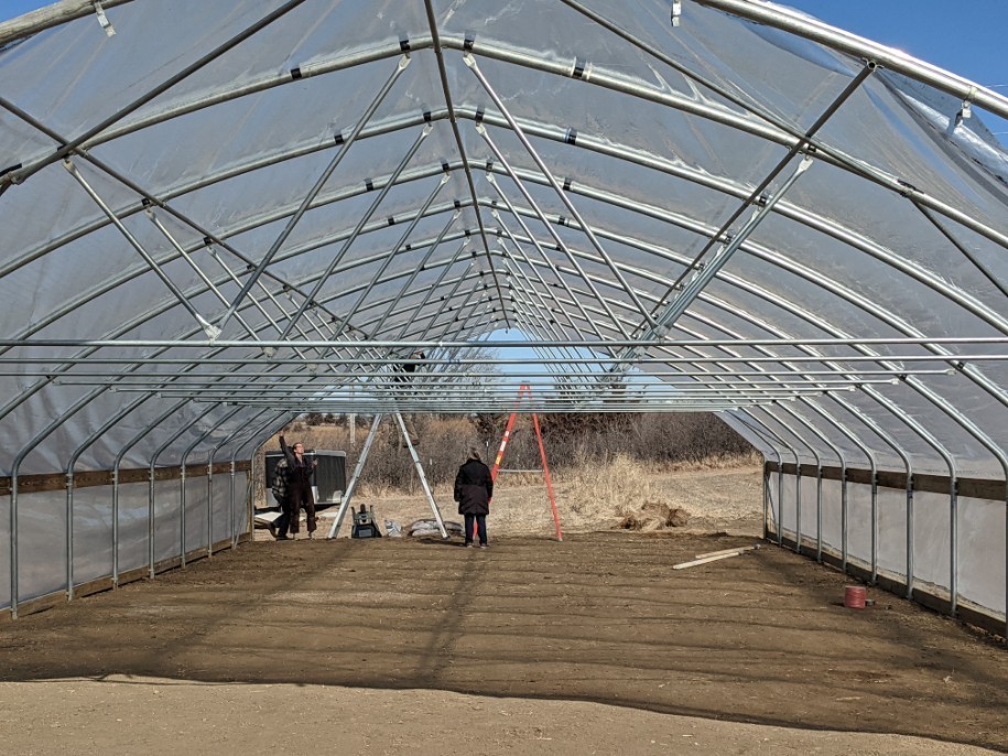 Green School Farms greenhouse